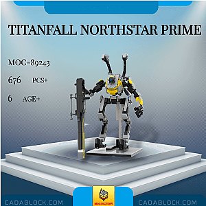 MOC Factory 89243 Titanfall Northstar Prime Movies and Games