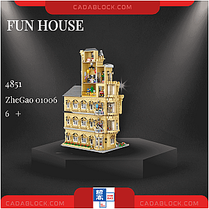 ZHEGAO 01006 Fun House Creator Expert