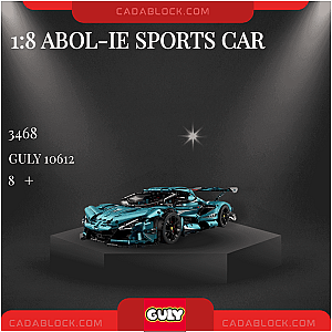 GULY 10612 1:8 ABOL-IE Sports Car Technician