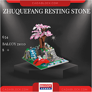 BALODY 21010 Zhuquefang Resting Stone Creator Expert