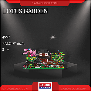 BALODY 16261 Lotus Garden Creator Expert