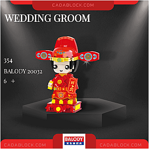 BALODY 20032 Wedding Groom Creator Expert