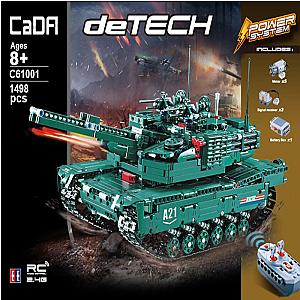 CADA C61001 M1A2 RC Tank 2 Models in 1 Military