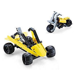 DoubleE / CADA C53009W Popular Car Deformed Building Blocks 8in1 - Technician Block