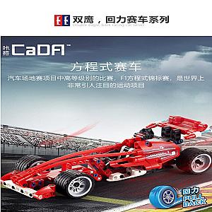 CADA C52016W Formula Racing Cars Back To The Force Car - Technician Block