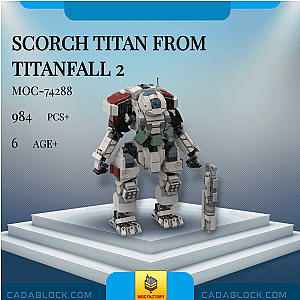 MOC Factory 74288 Scorch Titan from Titanfall 2 Movies and Games