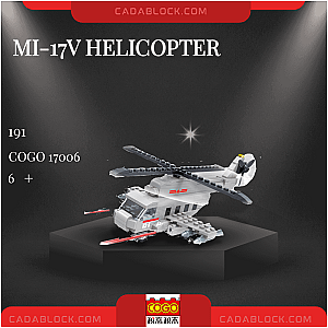 CoGo 17006 Mi-17V Helicopter Military