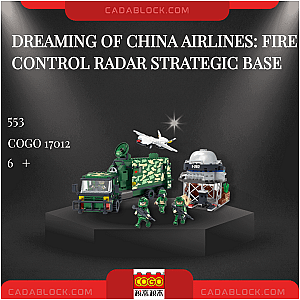 CoGo 17012 Dreaming of China Airlines: Fire Control Radar Strategic Base Military