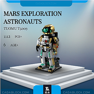 TuoMu T5003 Mars Exploration Astronauts Creator Expert