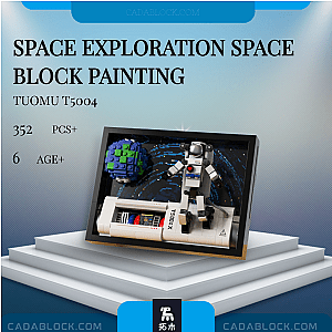 TuoMu T5004 Space Exploration Space Block Painting Creator Expert