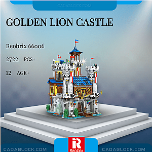 REOBRIX 66006 Golden Lion Castle Modular Building