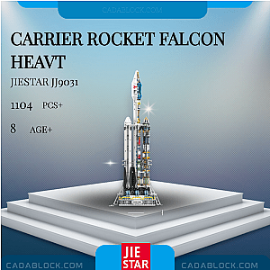 JIESTAR JJ9031 Carrier Rocket Falcon Heavt Space