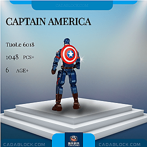 TUOLE 6018 Captain America Movies and Games