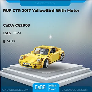 CaDa C62003 RUF CTR 2017 YellowBird With Motor Technician