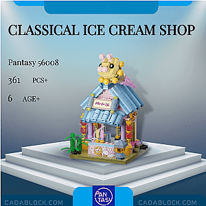 Pantasy 56008 Classical Ice Cream Shop Creator Expert