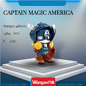 Wangao 488002 Captain Magic America Movies and Games