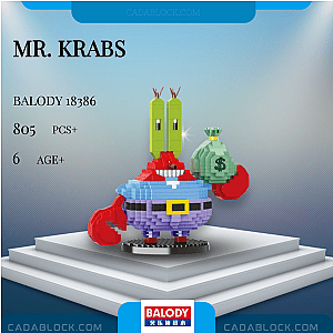 BALODY 18386 Mr. Krabs Creator Expert