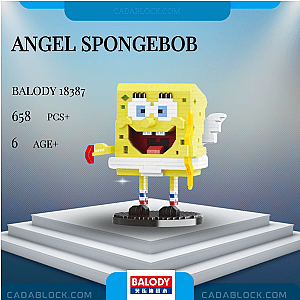 BALODY 18387 Angel Spongebob Creator Expert