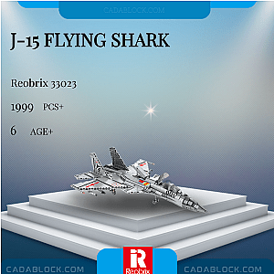 REOBRIX 33023 J-15 Flying Shark Military