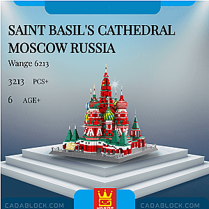 WANGE 6213 Saint Basil's Cathedral Moscow Russia Modular Building