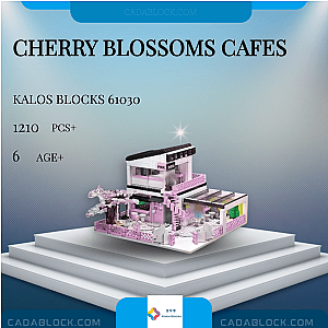 KALOS BLOCKS 61030 Cherry Blossoms Cafes Creator Expert