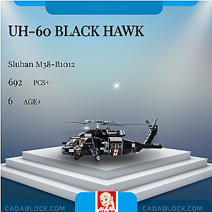 Sluban M38-B1012 UH-60 Black Hawk Military