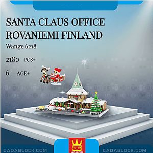 WANGE 6218 Santa Claus Office Rovaniemi Finland Modular Building