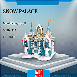 MOULD KING 11008 Snow Palace Modular Building