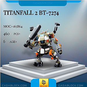 MOC Factory 165864 Titanfall 2 BT-7274 Movies and Games