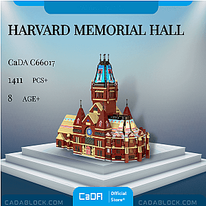 CaDa C66017 Harvard Memorial Hall Minecraft