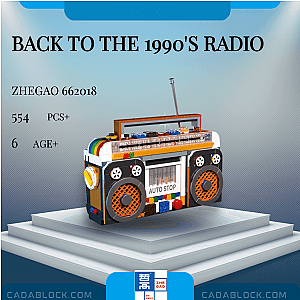 ZHEGAO 662018 Back To The 1990's Radio Creator Expert