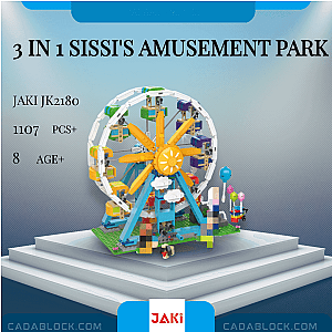 JAKI JK2180 3 IN 1 SISSI'S Amusement Park Creator Expert