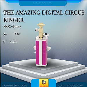 MOC Factory 89179 The Amazing Digital Circus Kinger Movies and Games