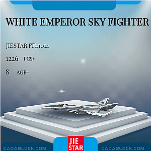 JIESTAR FF41014 White Emperor Sky Fighter Military