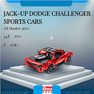 IM.Master 5820 Jack-up Dodge Challenger Sports Cars Technician