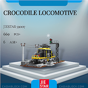 JIESTAR 59007 Crocodile Locomotive Technician