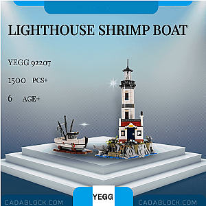 YEGG 92207 Lighthouse Shrimp Boat Creator Expert