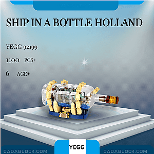 YEGG 92199 Ship in a Bottle Holland Creator Expert