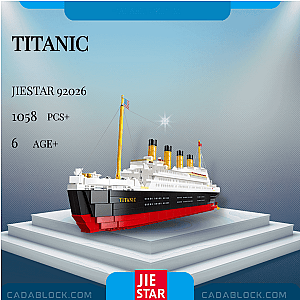 JIESTAR 92026 Titanic Movies and Games