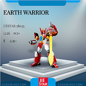 JIESTAR 58033 Earth Warrior Movies and Games