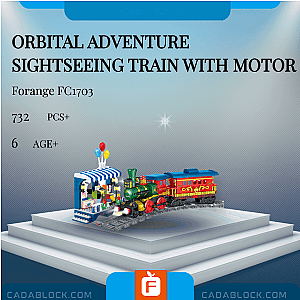 Forange FC1703 Orbital Adventure Sightseeing Train With Motor Creator Expert