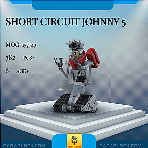 MOC Factory 157743 Short Circuit Johnny 5 Movies and Games