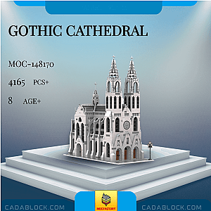 MOC Factory 148170 Gothic Cathedral Modular Building