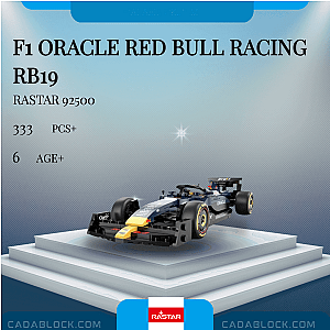 Rastar 92500 F1 Oracle Red Bull Racing RB19 Technician