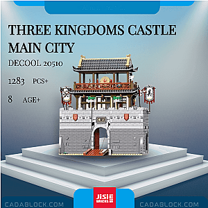 DECOOL / JiSi 20510 Three Kingdoms Castle Main City Minecraft