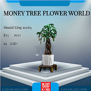 MOULD KING 10063 Money Tree Flower World Creator Expert