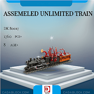 DK 80017 Assemeled Unlimited Train Movies and Games