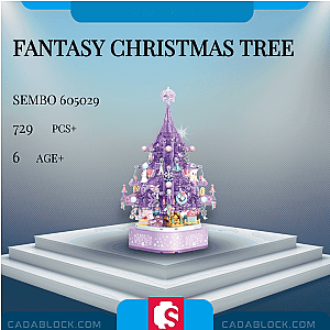 SEMBO 605029 Fantasy Christmas Tree Creator Expert