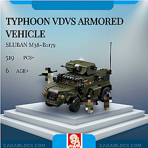 Sluban M38-B1179 Typhoon VDVS Armored Vehicle Military