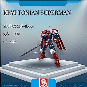 Sluban M38-B1053 Kryptonian Superman Creator Expert